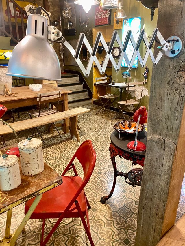 Lámpara flexo vintage . años 70. Cervera