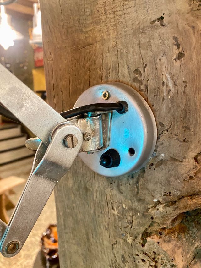 Lámpara flexo vintage . años 70. Cervera