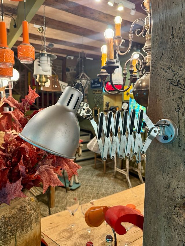 Lámpara flexo vintage . años 70. Cervera