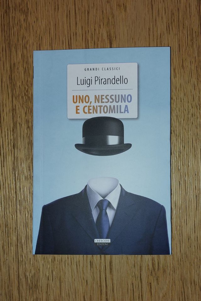 Libro Uno, nessuno, centomila Pirandello