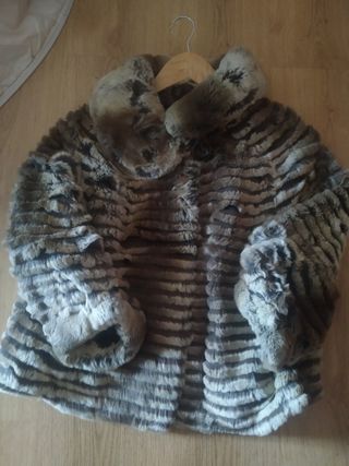 Chaqueta piel de conejo