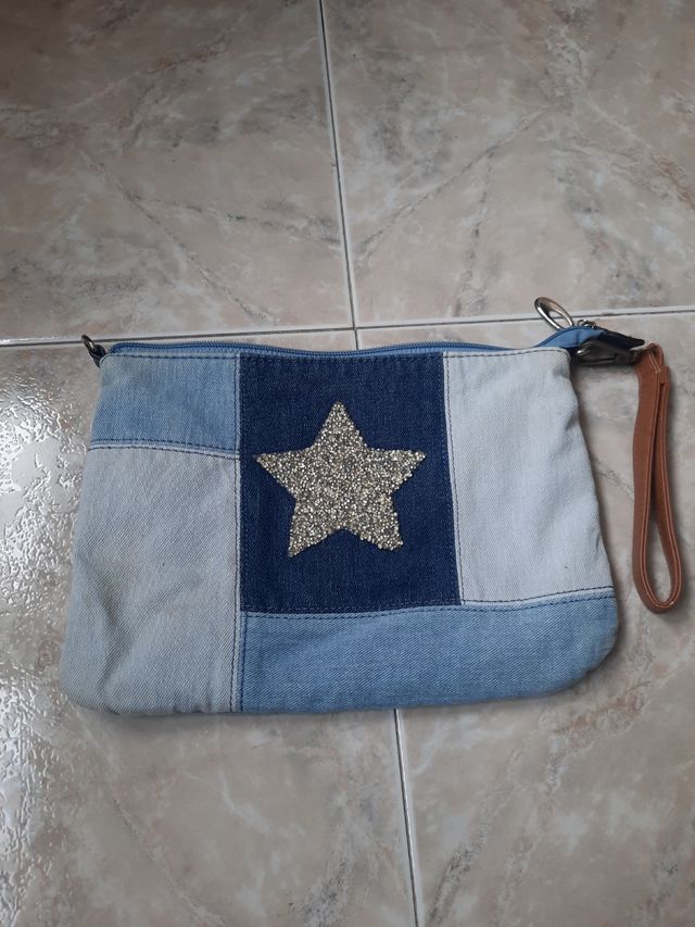 Bolso de mano vaquero