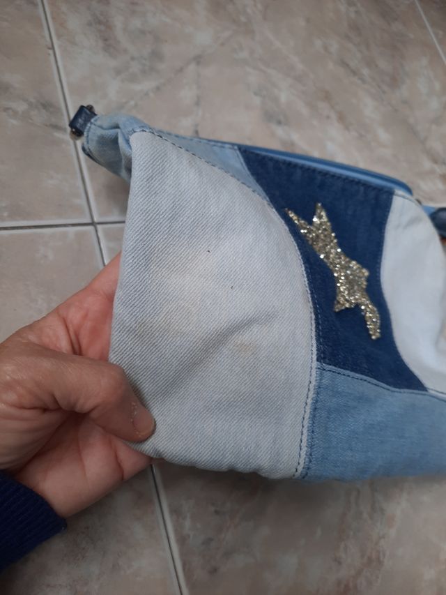 Bolso de mano vaquero