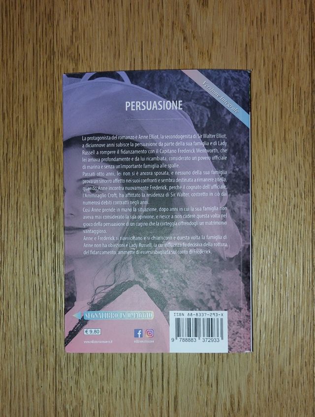 Libro "Persuasione" di Jane Austin