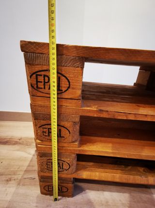 Mesa TV hecha a mano