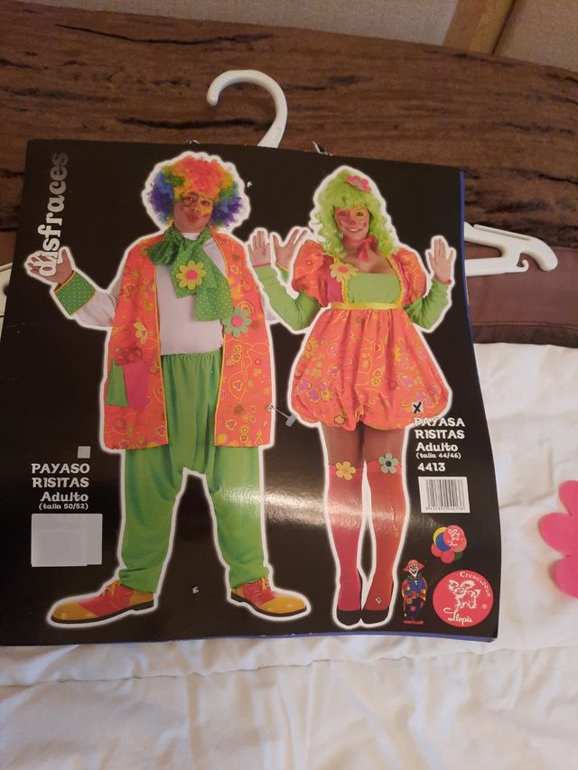 Disfraz "Payasa" adulto (tb de niño)