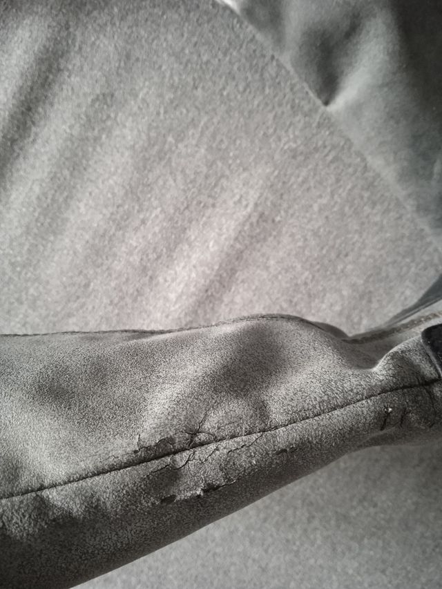 Botas altas de polipiel talla 37