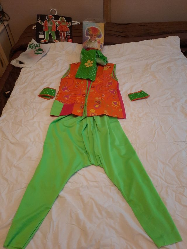 Disfraz payaso infantil (adulto a juego)