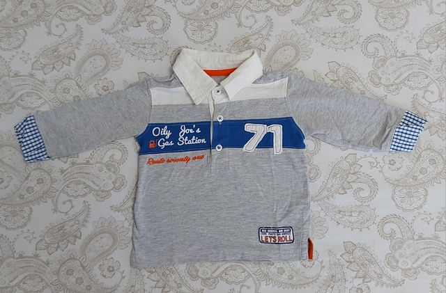 Polo manga larga niño 9-12 meses