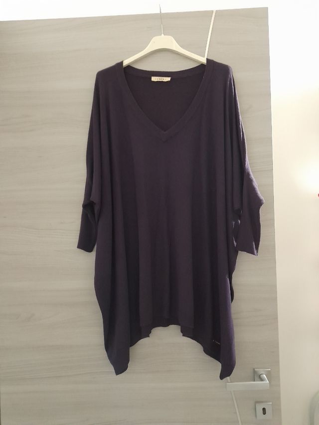 Maglia lunga viola