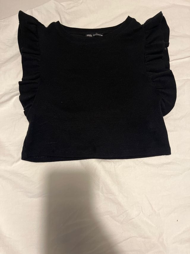 Top negro Zara