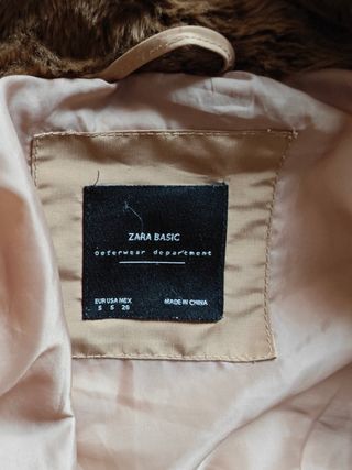 Plumífero Marrón Zara