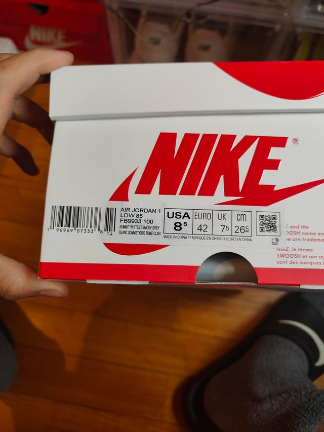 Jordan 1 low Neutral Grey 85'