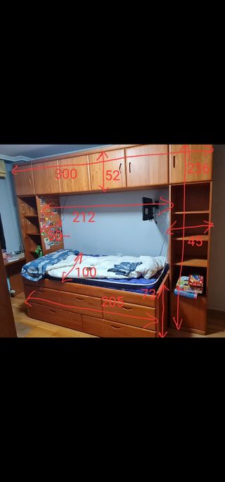 Dormitorio juvenil cereza