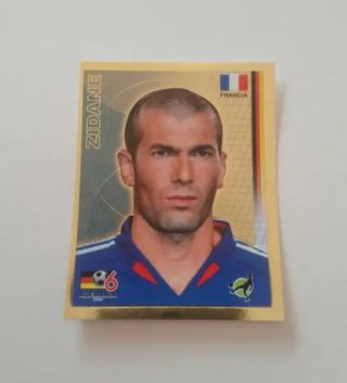 Cromo 345 Zidane mundial 2006 de segunda mano por 10 EUR en