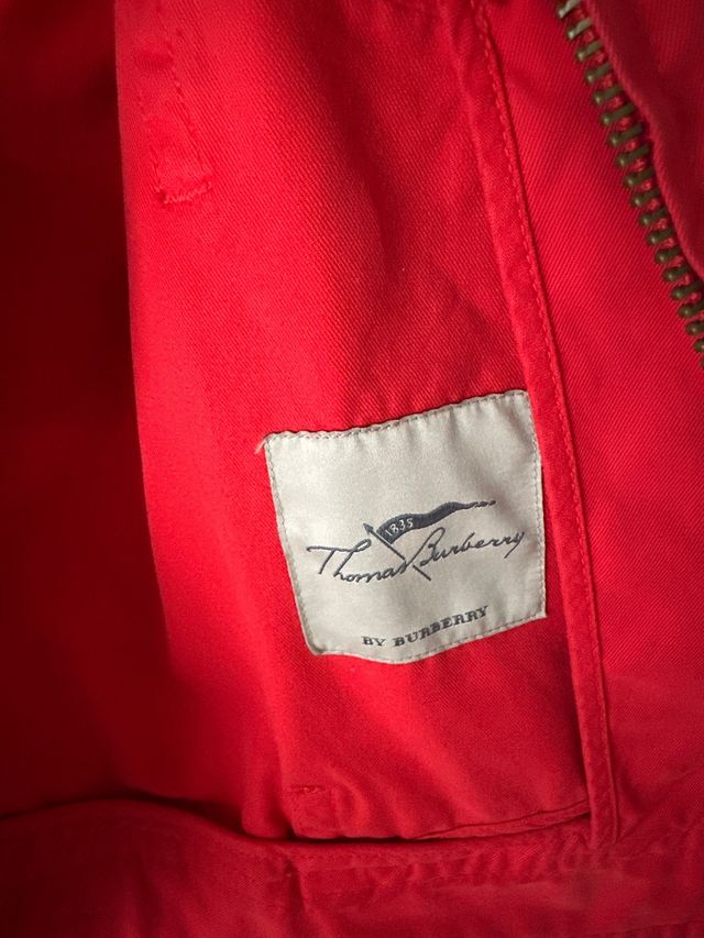 cazadora Tomas Burberry Roja