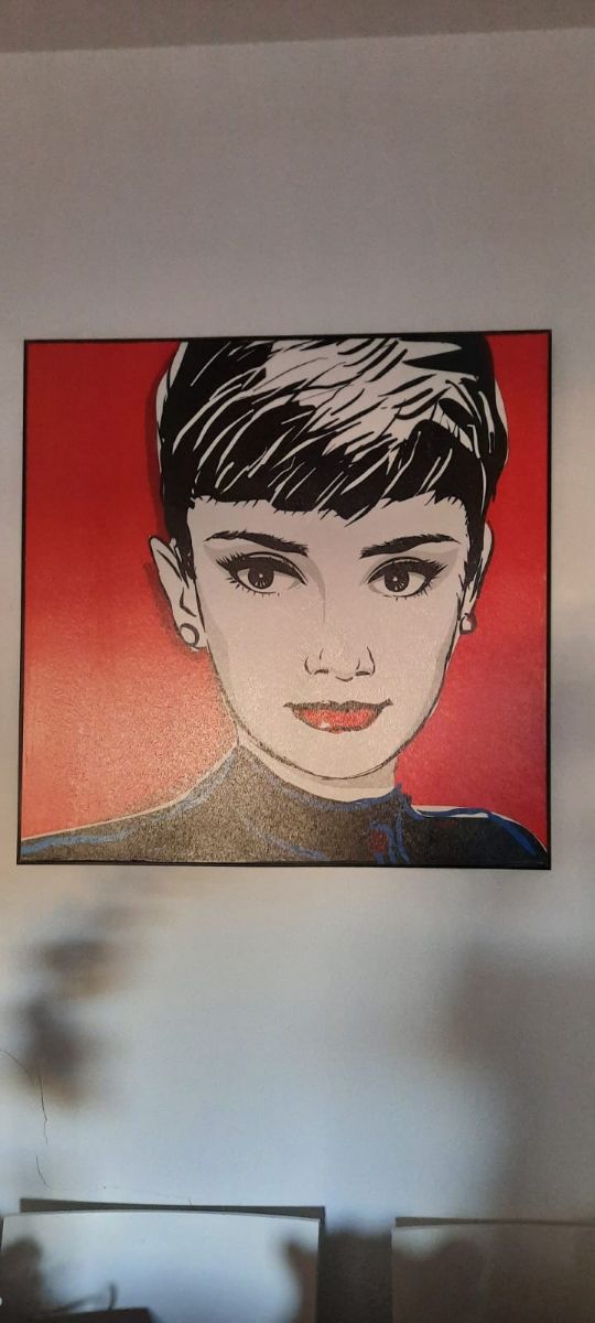 Cuadros Marilyn Monroe y Andrey Hepburn