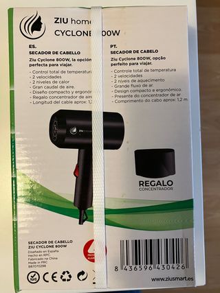 Secador pelo Ziu cyclone 800w