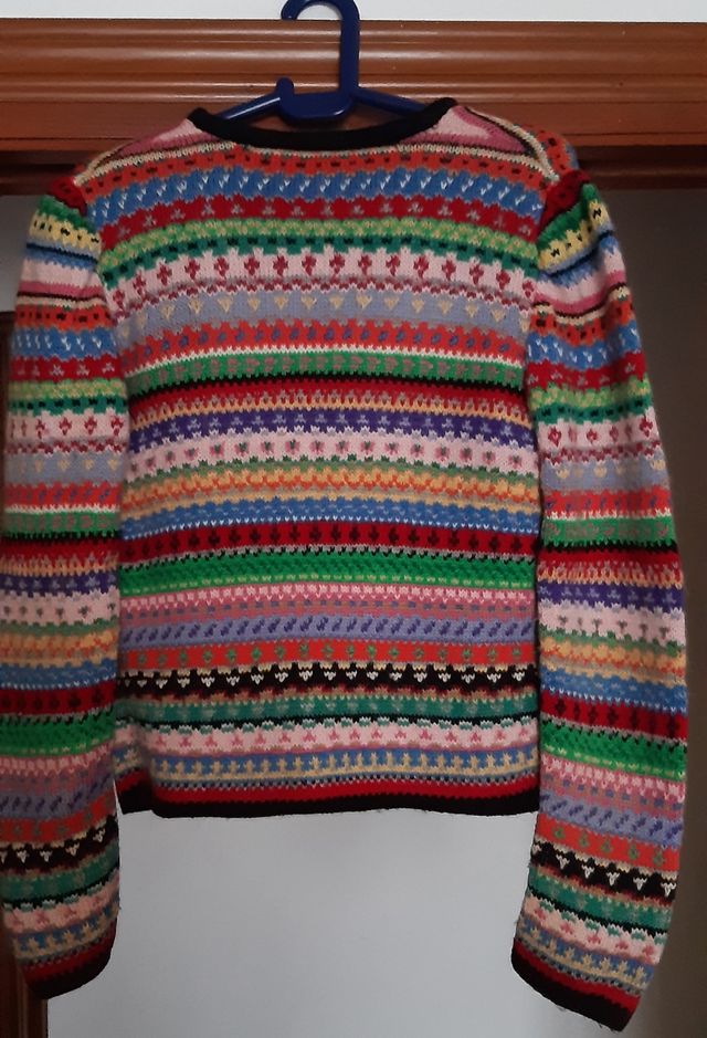 Chaqueta de punto artesanal