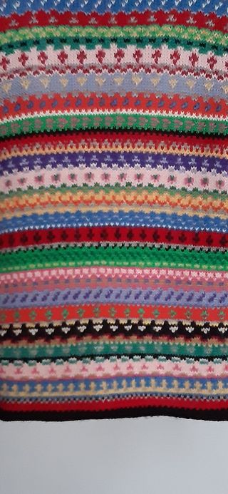 Chaqueta de punto artesanal