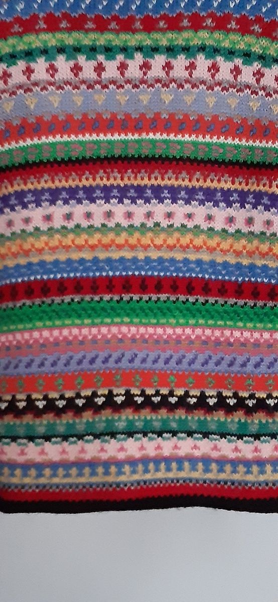 Chaqueta de punto artesanal