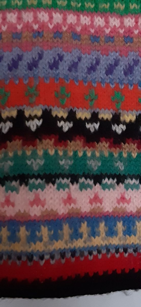 Chaqueta de punto artesanal