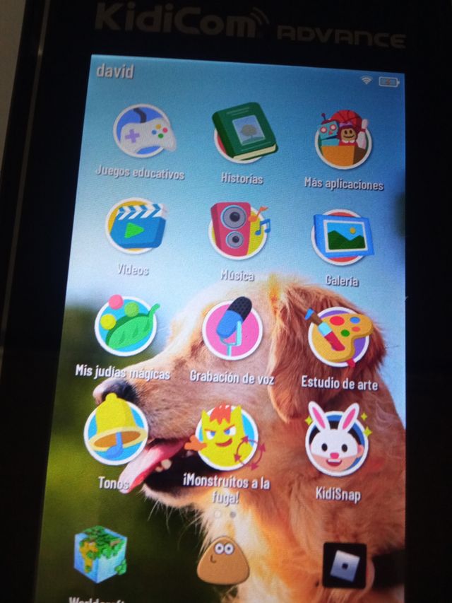 Teléfono  kidicom para niños