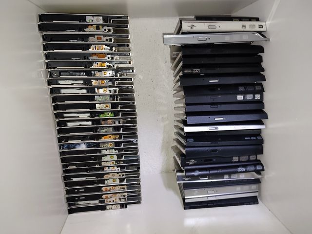 Lote +90 Grabadoras DVD para portátil