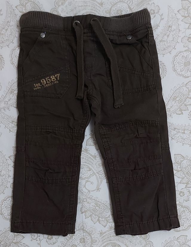 Lote 4 pantalones niño 6-12 meses
