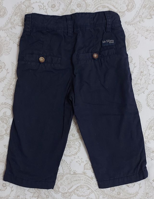 Lote 4 pantalones niño 6-12 meses