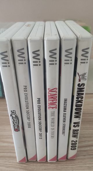 Lote juegos wii