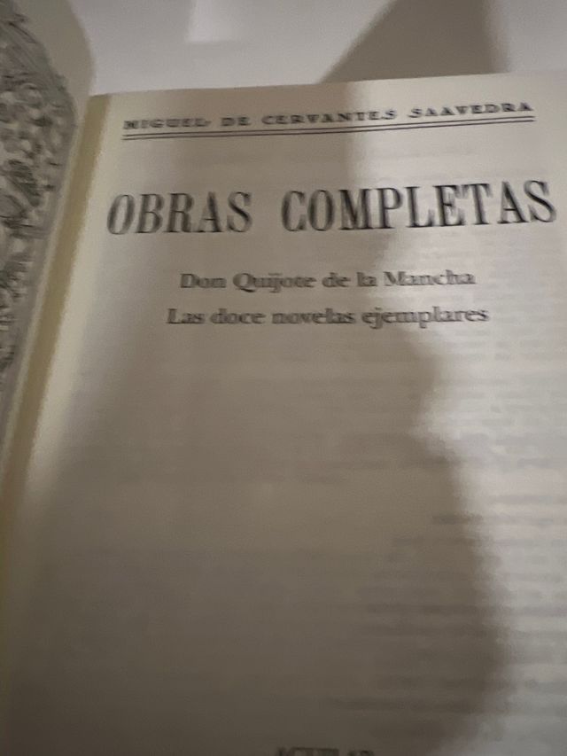 Miguel de Cervantes, obras completas. Tomo I