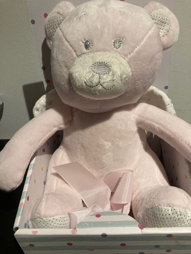 Peluche oso en caja bebe