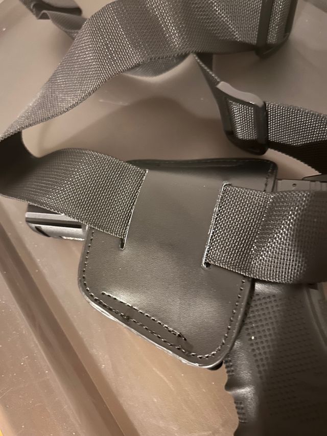 ZLIT Fondina universale a scomparsa in pelle nera