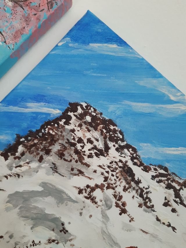 Le quattro stagioni, Quadro Dipinto a mano