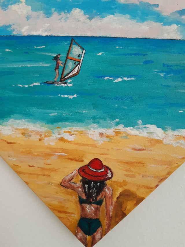 Le quattro stagioni, Quadro Dipinto a mano