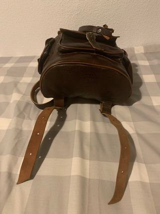 Mochila de cuero