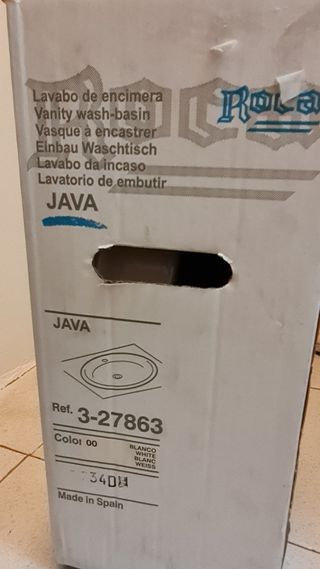 Lavabo encimera Roca