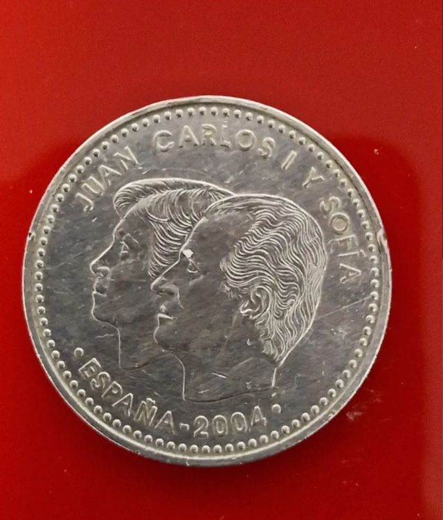 Moneda plata 12 euros 2004