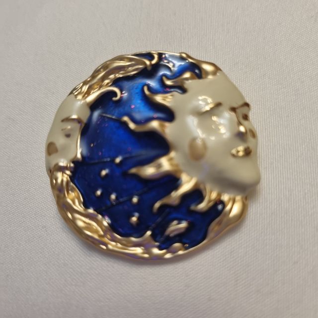 Broche sol y luna Nuevo