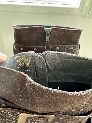 botines piel
