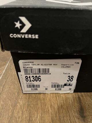 converse plataforma ligera blanca T38