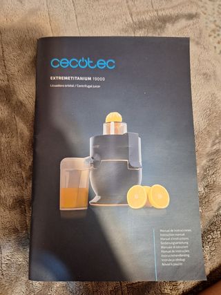 Extractor de frutas y verduras Cecotec