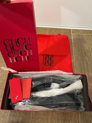 zapatos Carolina Herrera azul marino T37