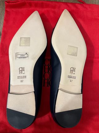 zapatos Carolina Herrera azul marino T37