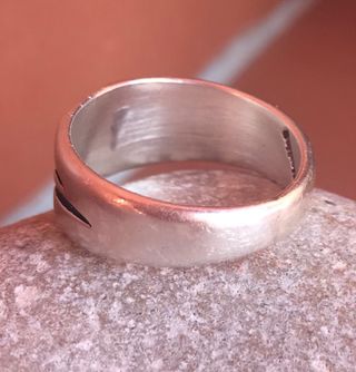 Anillo plata hombre