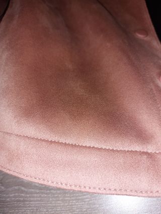Chaqueta ante rosa 