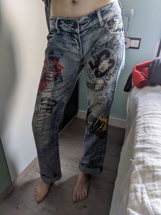 Vaquero largo Graffiti