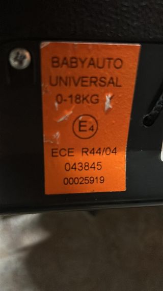 Baby auto universal 0 a 18