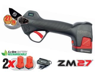 TIJERA DE PODAR A BATERIA ZANON ZM 27